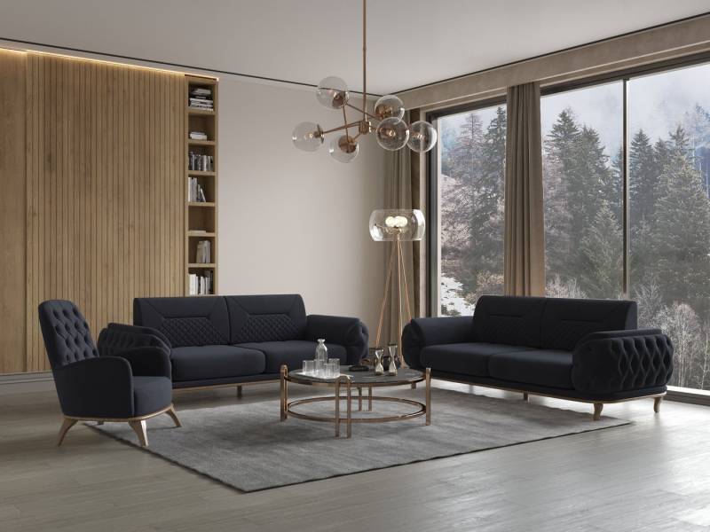 Möbeldreams Sofa Sofa-Set Ema 3-3-1 Modern Chesterfield Möbeldreams Sofa Sofa-Set Ema 3-3-1 Modern Chesterfield von Möbeldreams