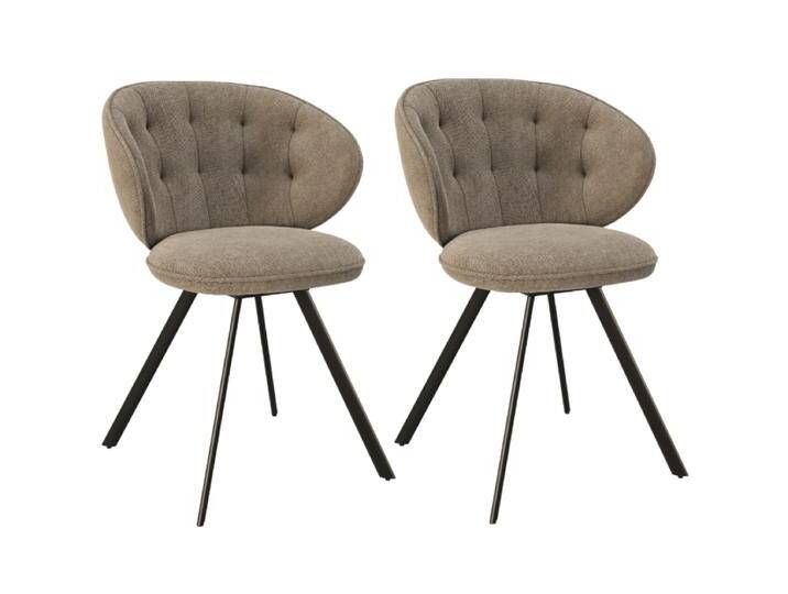 Akante Esszimmerstuhl Nottingham CH025 im 2er-Set Stativgestell drehbar mit Rückholfunktion mit Knopfsteppung im Rücken versandkostenfrei kaufen Akante Esszimmerstuhl Nottingham CH025 im 2er-Set Stativgestell drehbar mit Rückholfunktion mit Knopfsteppung im Rücken versandkostenfrei kaufen von Moebelexperten24.de