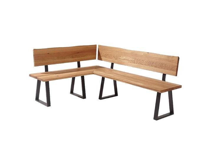 Schösswender Oviedo Eckbank Oviedo 4 ca. 151 x 201 cm oder ca. 201 x 151 cm in Wildeiche geölt Massivholz mit Gestell Metall schwarz pulverbeschichtet Schösswender Oviedo Eckbank Oviedo 4 ca. 151 x 201 cm oder ca. 201 x 151 cm in Wildeiche geölt Massivholz mit Gestell Metall schwarz pulverbeschichtet von Moebelexperten24.de