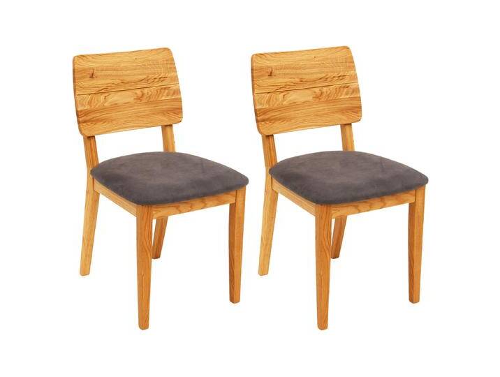 Standard furniture 2er-Set Esszimmerstuhl Bergen 3 mit Polstersitz und Massivholzgestell in Eiche rustik geölt Bezug Mikrofaser oder Echtleder wählbar Standard furniture 2er-Set Esszimmerstuhl Bergen 3 mit Polstersitz und Massivholzgestell in Eiche rustik geölt Bezug Mikrofaser oder Echtleder wählbar von Moebelexperten24.de