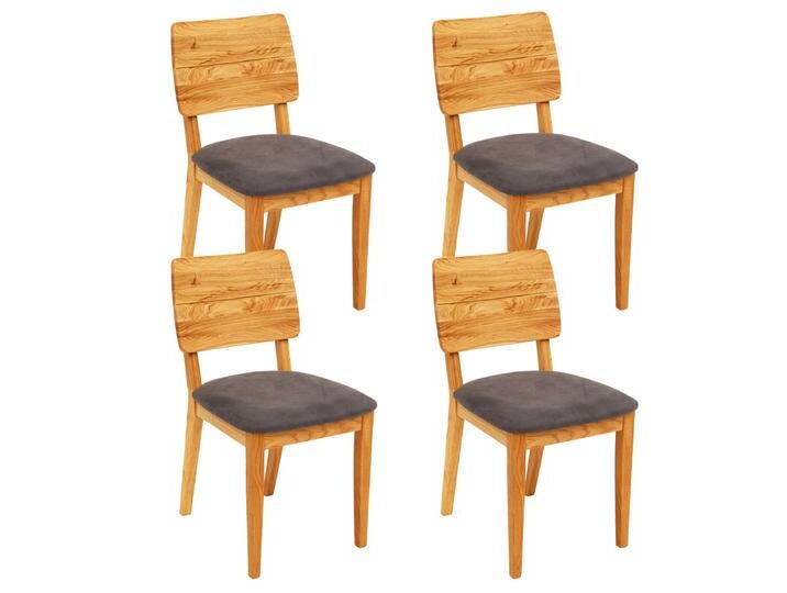 Standard furniture 4er-Set Esszimmerstuhl Bergen 3 mit Polstersitz und Massivholzgestell in Eiche rustik geölt Bezug Mikrofaser oder Echtleder wählbar Standard furniture 4er-Set Esszimmerstuhl Bergen 3 mit Polstersitz und Massivholzgestell in Eiche rustik geölt Bezug Mikrofaser oder Echtleder wählbar von Moebelexperten24.de