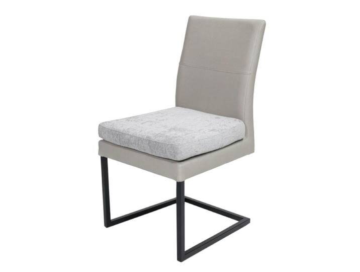 Standard furniture gepolsterter Esszimmerstuhl Venus Schwingstuhl mit Metallgestell schwarz Metallgriff und Bezug Materialmix in wählbarer Farbe Standard furniture gepolsterter Esszimmerstuhl Venus Schwingstuhl mit Metallgestell schwarz Metallgriff und Bezug Materialmix in wählbarer Farbe von Moebelexperten24.de