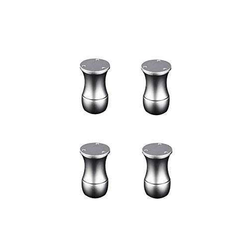LYNN Möbelstützfuß Multifunktion Einstellbar Raum Aluminium Stützbein Sofa Bett Möbelbeine 4 Stück Mehrere Größen 8-20Cm Hoch Verdicktes Material/Silber / 4.5 * 8cm von Möbelfüße
