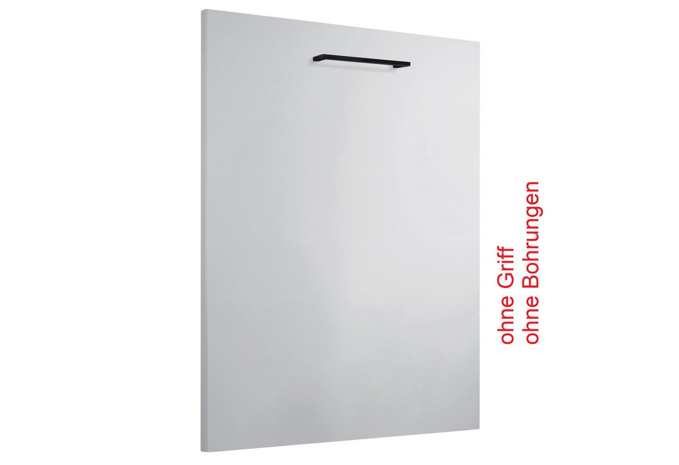 Möbelhandel Klipenstein Frontblende 45/60er Geschirrspülfront, vollintegriert, 19 mm MDF, ohne Griff, 715x594, 715x444 von Möbelhandel Klipenstein