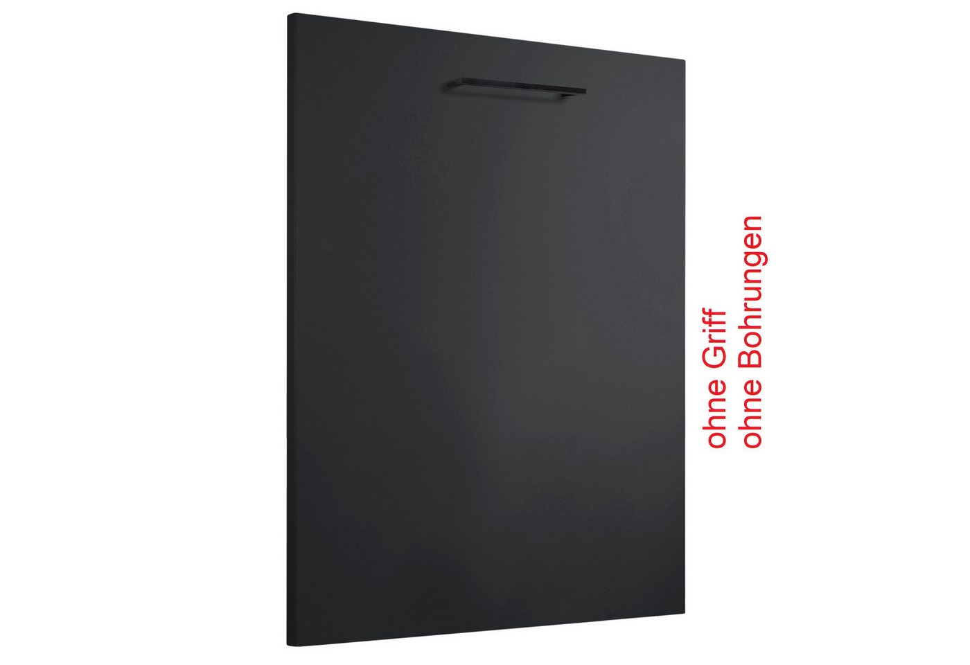 Möbelhandel Klipenstein Frontblende 45/60er Geschirrspülfront, vollintegriert, 19 mm MDF, ohne Griff, 715x594, 715x444 von Möbelhandel Klipenstein