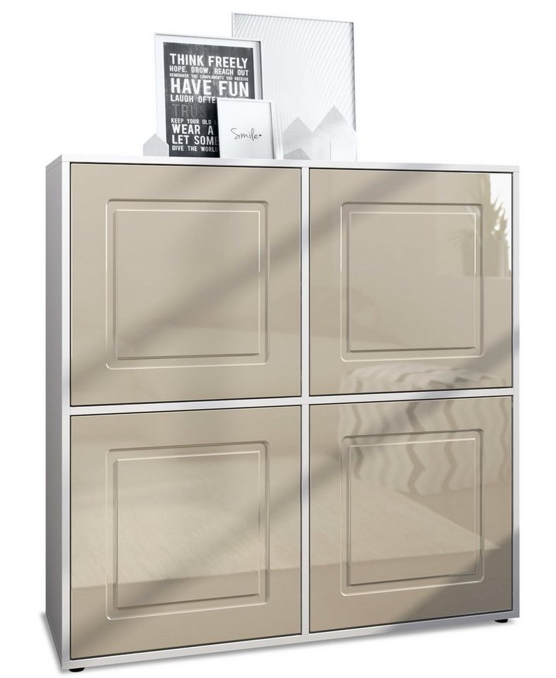 Möbelhandel Klipenstein Highboard NOAH V2, Kommode Schrank Landhaus, Korpus Weiß matt Möbelhandel Klipenstein Highboard NOAH V2, Kommode Schrank Landhaus, Korpus Weiß matt von Möbelhandel Klipenstein