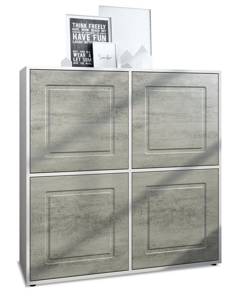 Möbelhandel Klipenstein Highboard NOAH V2, Kommode Schrank Landhaus, Korpus Weiß matt Möbelhandel Klipenstein Highboard NOAH V2, Kommode Schrank Landhaus, Korpus Weiß matt von Möbelhandel Klipenstein