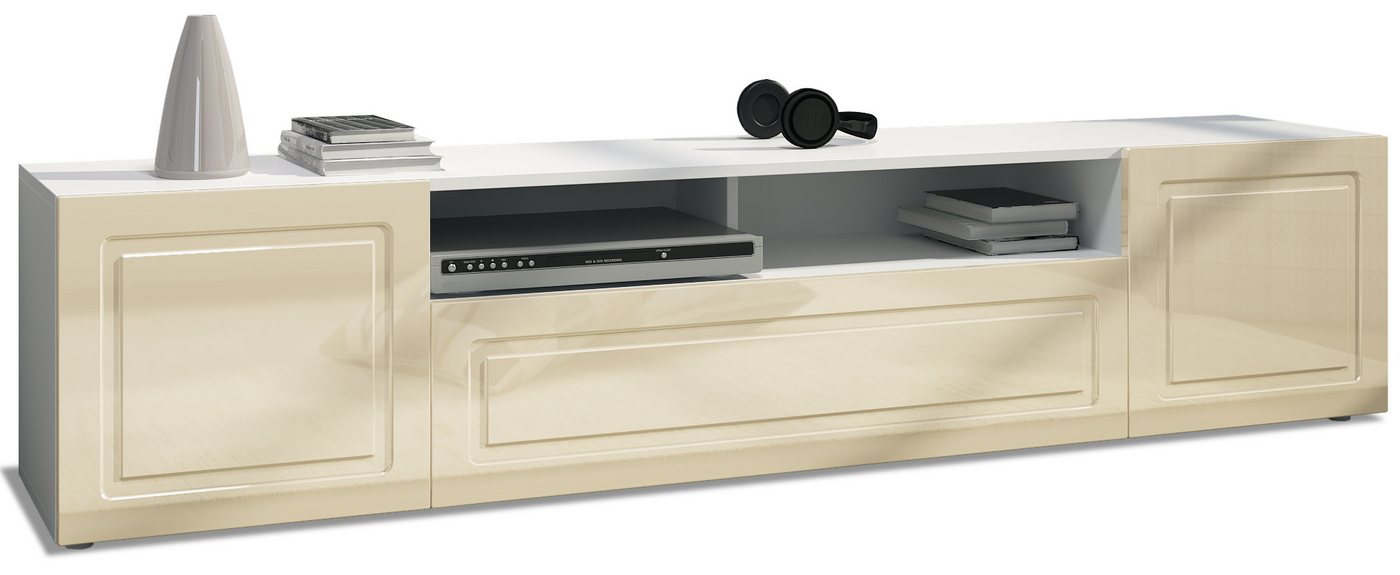 Möbelhandel Klipenstein Lowboard Rom, TV Kommode Fernsehtisch 181 cm, Landhausstil, Weiß matt Möbelhandel Klipenstein Lowboard Rom, TV Kommode Fernsehtisch 181 cm, Landhausstil, Weiß matt von Möbelhandel Klipenstein