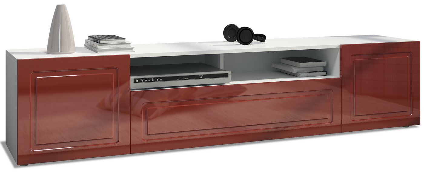 Möbelhandel Klipenstein Lowboard Rom, TV Kommode Fernsehtisch 181 cm, Landhausstil, Weiß matt Möbelhandel Klipenstein Lowboard Rom, TV Kommode Fernsehtisch 181 cm, Landhausstil, Weiß matt von Möbelhandel Klipenstein