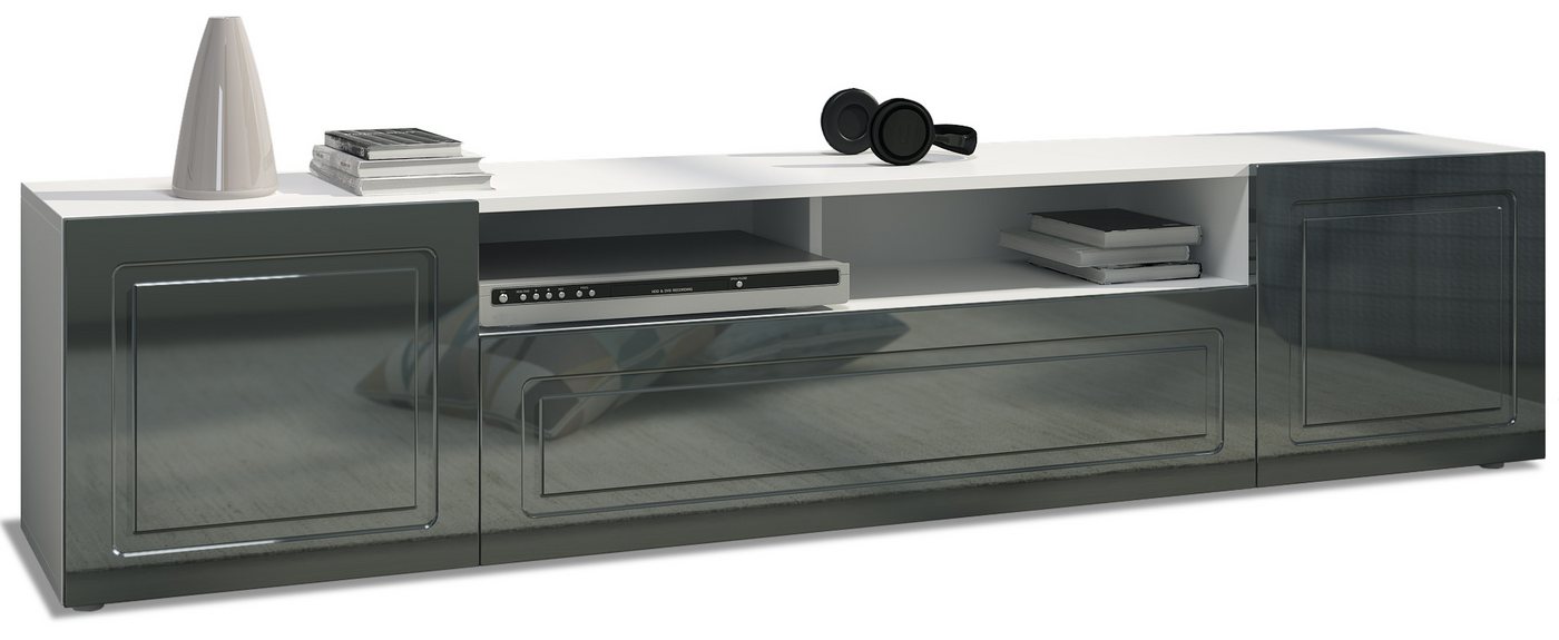 Möbelhandel Klipenstein Lowboard Rom, TV Kommode Fernsehtisch 181 cm, Landhausstil, Weiß matt Möbelhandel Klipenstein Lowboard Rom, TV Kommode Fernsehtisch 181 cm, Landhausstil, Weiß matt von Möbelhandel Klipenstein