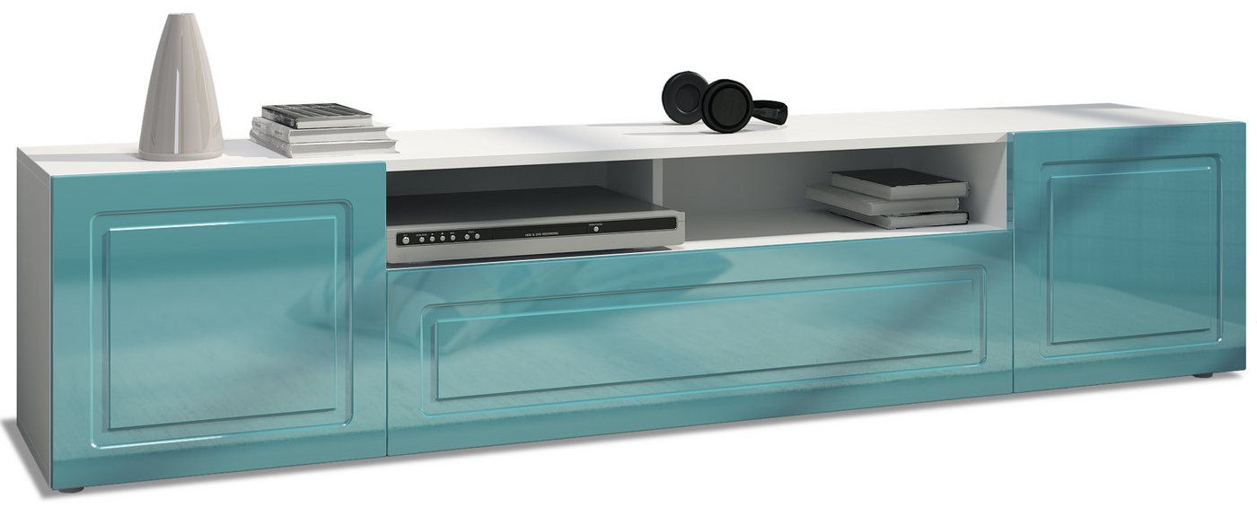 Möbelhandel Klipenstein Lowboard Rom, TV Kommode Fernsehtisch 181 cm, Landhausstil, Weiß matt Möbelhandel Klipenstein Lowboard Rom, TV Kommode Fernsehtisch 181 cm, Landhausstil, Weiß matt von Möbelhandel Klipenstein