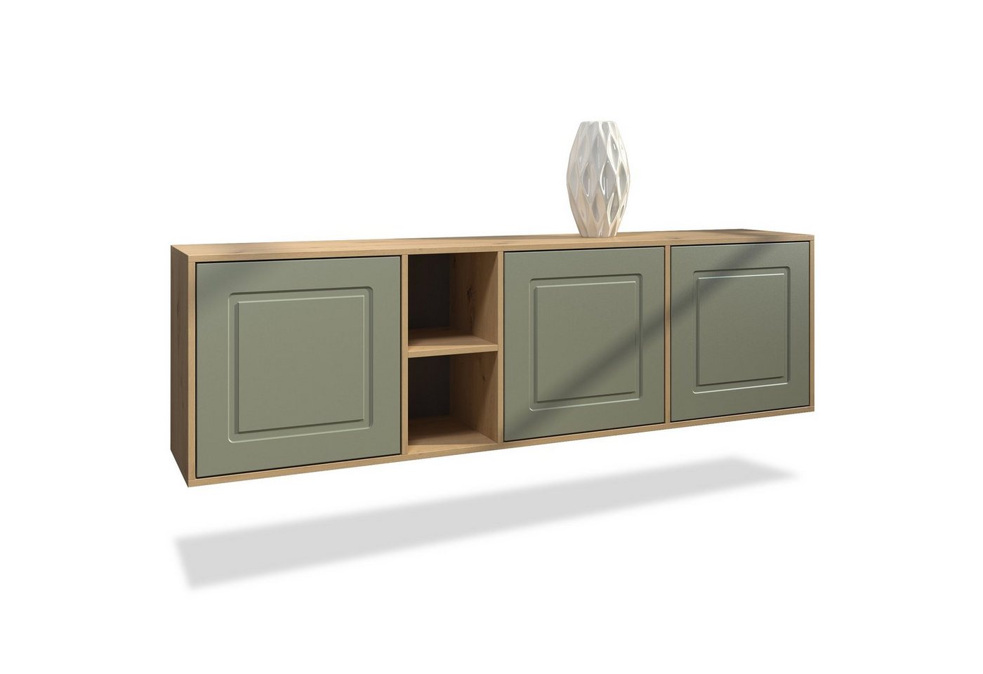 Möbelhandel Klipenstein Sideboard NOAH, TV Board hängend 182 cm, Landhaus, Korpus Eiche Artisan von Möbelhandel Klipenstein