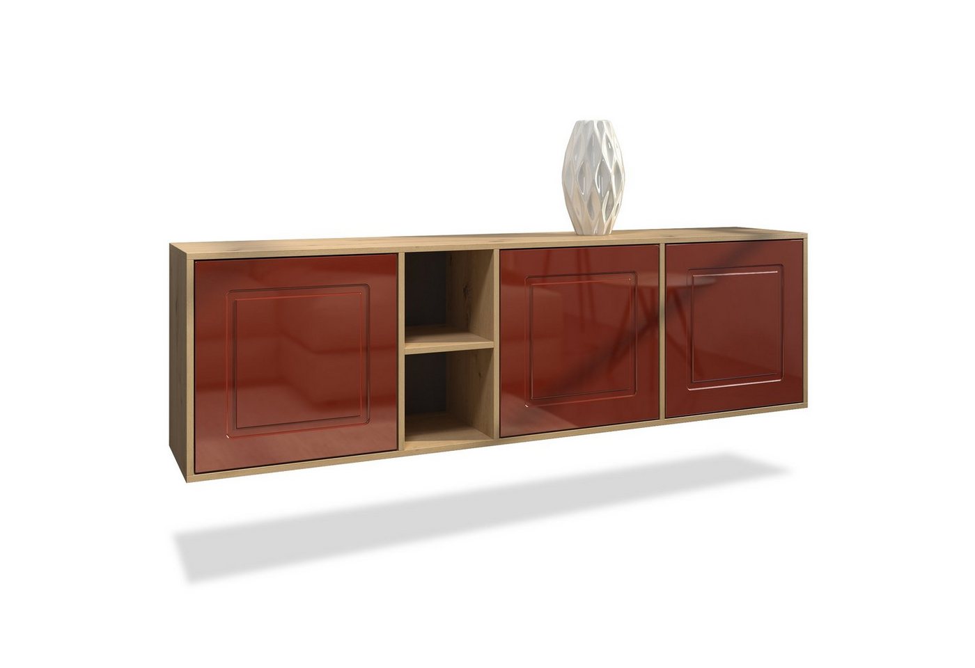 Möbelhandel Klipenstein Sideboard NOAH, TV Board hängend 182 cm, Landhaus, Korpus Eiche Artisan von Möbelhandel Klipenstein