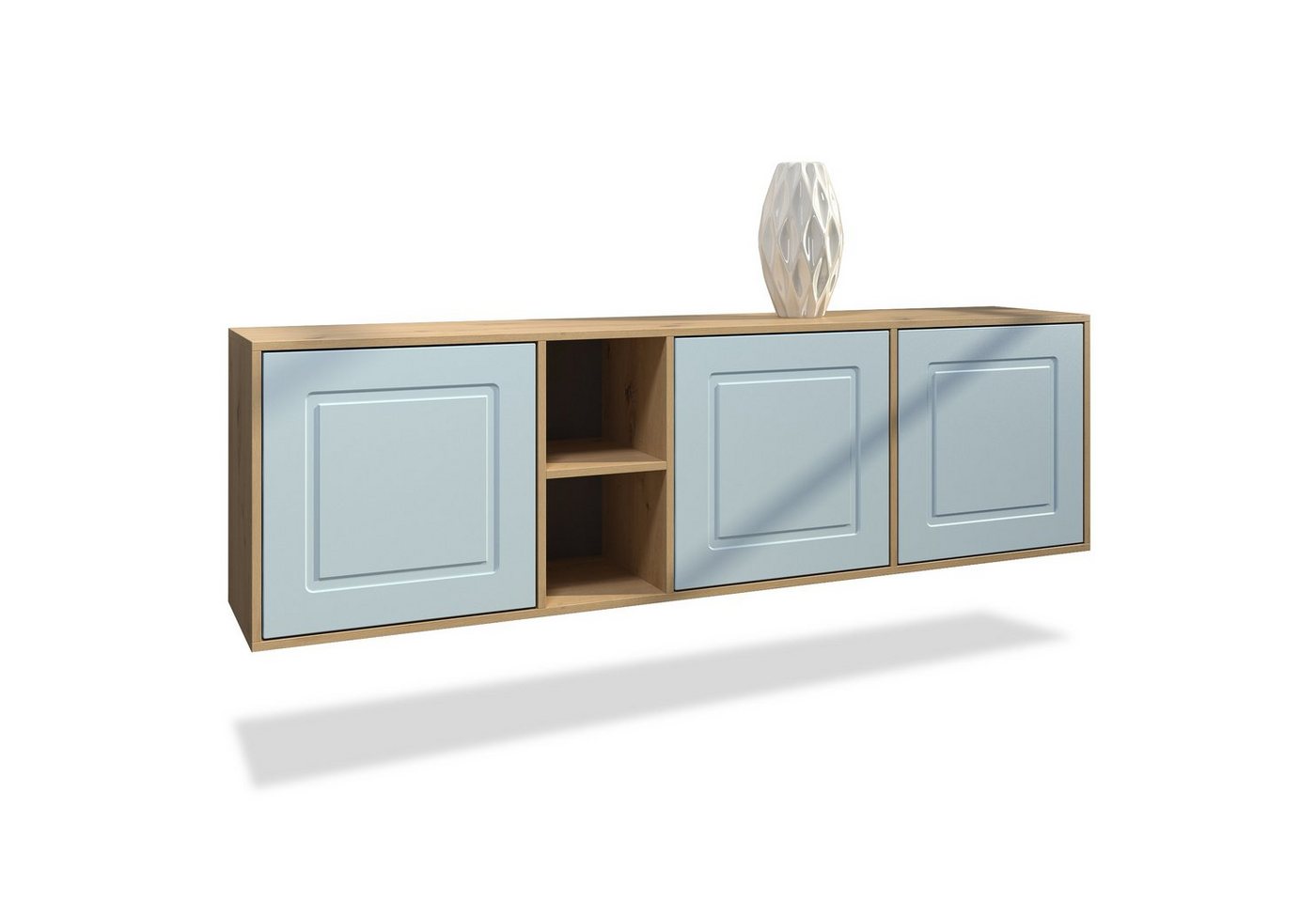 Möbelhandel Klipenstein Sideboard NOAH, TV Board hängend 182 cm, Landhaus, Korpus Eiche Artisan von Möbelhandel Klipenstein