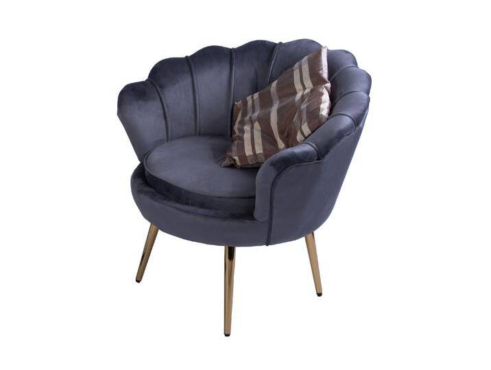 Armlehnsessel Polstersessel Samt Anthrazit Retro-Look BIG CHAIR Armlehnsessel Polstersessel Samt Anthrazit Retro-Look BIG CHAIR von Möbelliebling