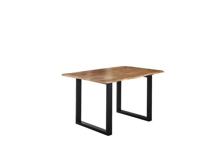 Esstisch Baumkante massiv Akazie natur 180 x 90 schwarz U-Gestell LUBIN Esstisch Baumkante massiv Akazie natur 180 x 90 schwarz U-Gestell LUBIN von Möbelliebling