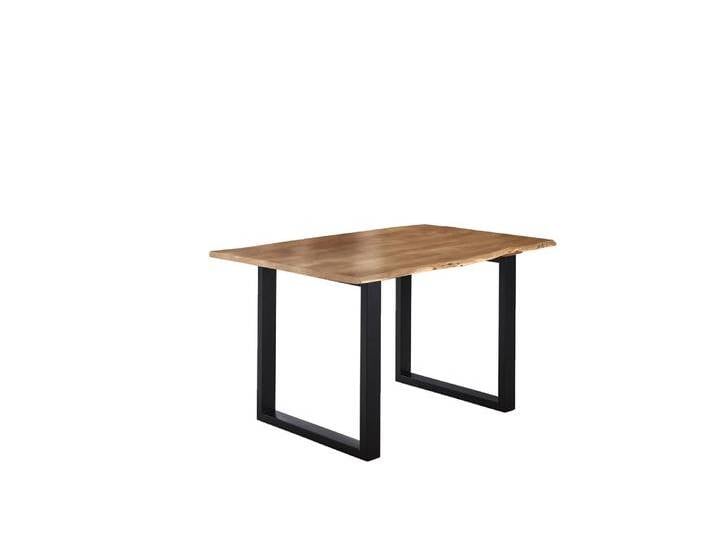 Esstisch Baumkante massiv Akazie natur 180 x 90 schwarz U-Gestell LUBIN Esstisch Baumkante massiv Akazie natur 180 x 90 schwarz U-Gestell LUBIN von Möbelliebling