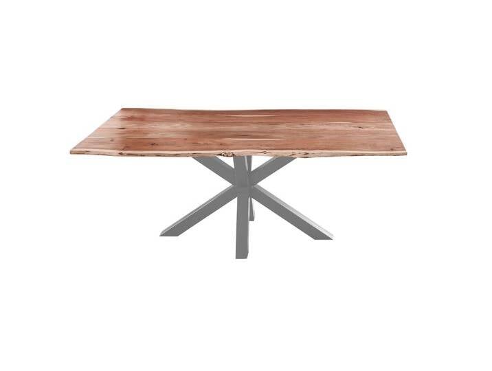 Esstisch Baumkante massiv Akazie natur 200 x 100 silber FELINA Esstisch Baumkante massiv Akazie natur 200 x 100 silber FELINA von Möbelliebling