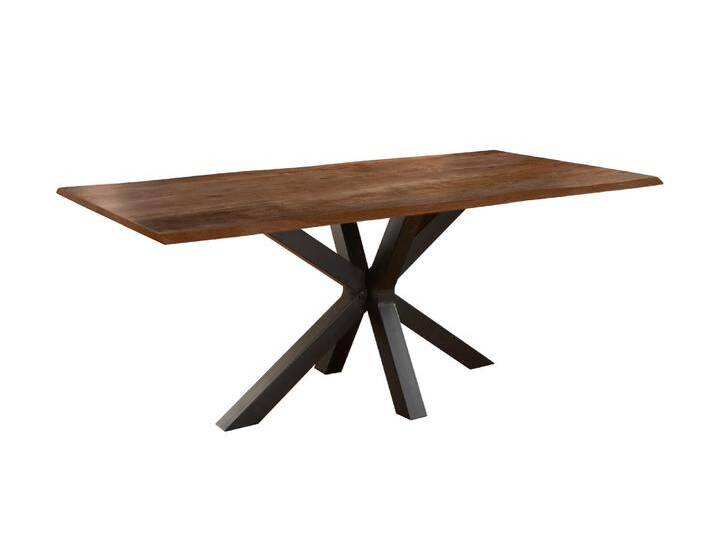 Esstisch Baumkante massiv Akazie nussbaum 140 x 80 schwarz FELINA Esstisch Baumkante massiv Akazie nussbaum 140 x 80 schwarz FELINA von Möbelliebling
