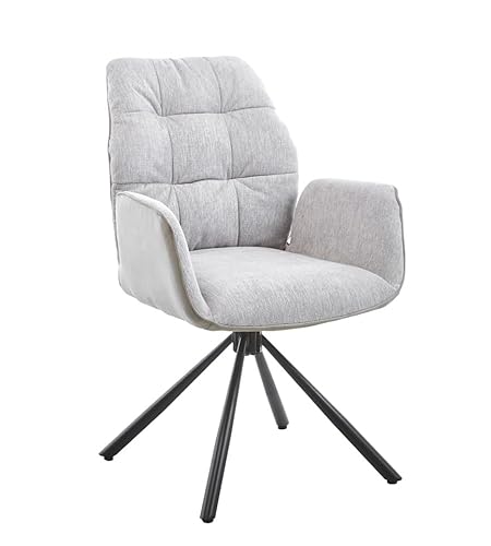 KomfortMeister 2er Set mit Stoffbezug Erhältlich als 2er Set oder 2 Stücke Moderne Esszimmerstühle – Drehbar und in stilvollem Design für höchsten Komfort Weiß KomfortMeister 2er Set mit Stoffbezug Erhältlich als 2er Set oder 2 Stücke Moderne Esszimmerstühle – Drehbar und in stilvollem Design für höchsten Komfort Weiß von Möbelmeister M&M