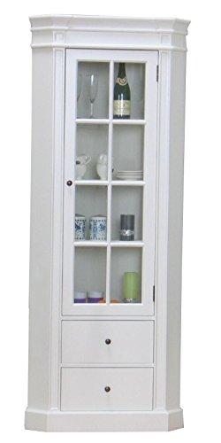Moebelnet Amaretta Eckvitrine weiß von AOSGYA