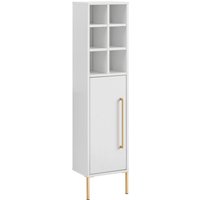 Midischrank Sarah weiß B/H/T: ca. 30,4x130,6x21,8 cm von Möbelpartner