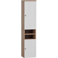 Hochschrank Jesper Eiche Artisan Nachbildung weiß matt B/H/T: ca. 30,3x138,3x25,4 cm von Möbelpartner