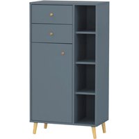 Midischrank Bjarne Fjordblau B/H/T: ca. 60,2x113,4x33 cm von Möbelpartner