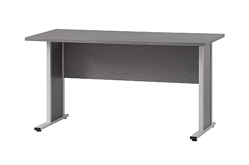 Möbelpartner Schreibtisch Manni, esche grau Dekor, 140 x 65 x 72,2 cm von Möbelpartner