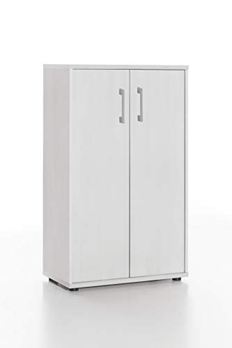 Möbelpartner Milo Aktenschrank, lichtgrau, ca. 65,1 x 34,5 x 110,9 cm von Möbelpartner