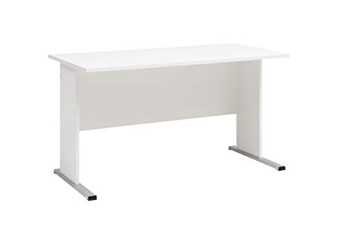 Möbelpartner Milo Schreibtisch, weiß, ca. 140,0 x 65,0 x 74,2 cm von Möbelpartner