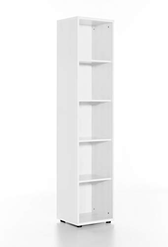 Möbelpartner Regal 149078, weiß, Schmal, 182 cm Höhe von Möbelpartner