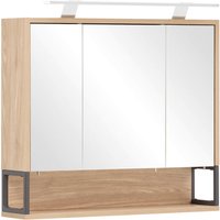 Spiegelschrank Limone Eiche hell Nachbildung B/H/T: ca. 70x66,1x16 cm von Möbelpartner