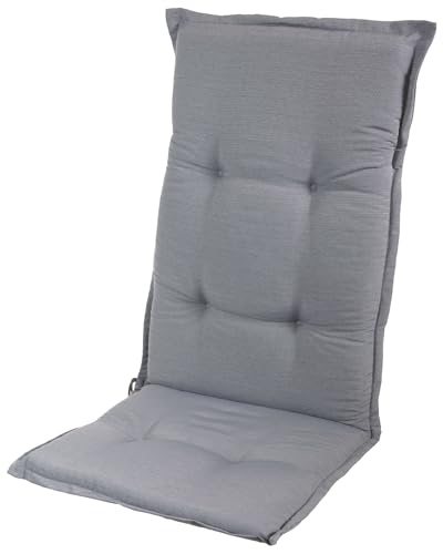 Auflagen für Sessel Hochlehner 117 cm lang Dessin Rio 50318-711 in grau ohne Sessel (1) von Möbelträume
