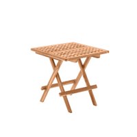 Möbilia Gartentisch Teak klappbar 50x50 cm von Möbilia