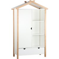 Möbilia Kleiderschrank in Haus form 112x187 cm von Möbilia