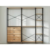 Möbilia Regal-Set aus Akazie 210x210 cm von Möbilia
