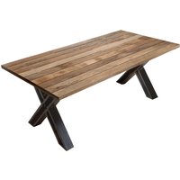 Möbilia Tisch mit wählbaren Tischbeinen 240x77 cm X-Form von Möbilia