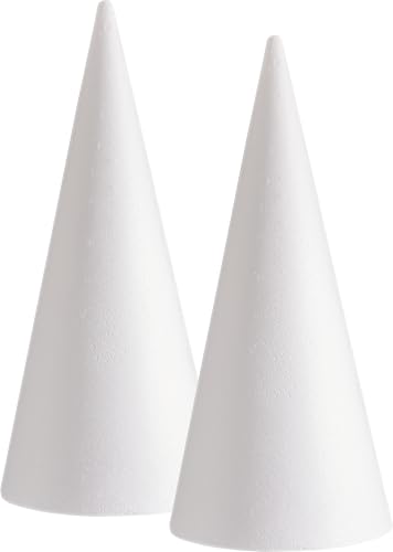 XXL-Styroporkegel, 40 x 18 cm, 2 Stück von Möbius