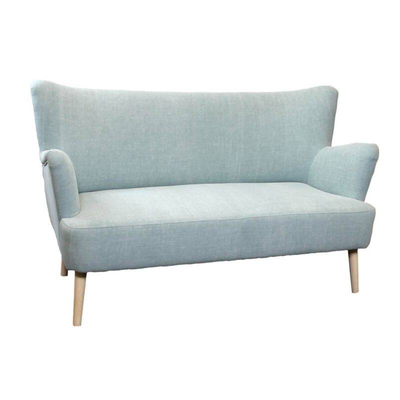 2-Sitzer Sofa RETRO Samt meliert MONOLITH - wasserabweisend von Möbro Manufacturing