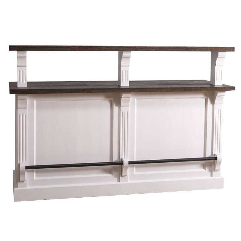 Bartresen mit Fußstütze im Landhausstil Konfigurator alles frei wählbar von Möbro Manufacturing