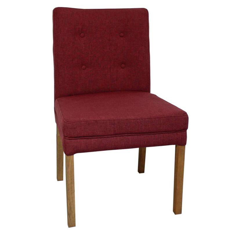 Eleganter Esszimmer Polsterstuhl KIM - ohne Armlehnen Webstoff DIOSA - pflegeleicht von Möbro Manufacturing