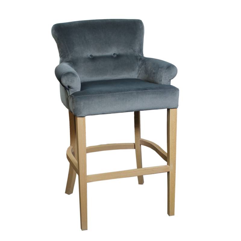 Eleganter Polsterbarhocker mit Armlehnen JULIA Microfaser-Kunstleder PRESTON Eleganter Polsterbarhocker mit Armlehnen JULIA Microfaser-Kunstleder PRESTON von Möbro Manufacturing