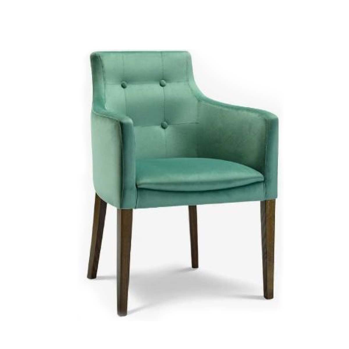 Eleganter Polsterstuhl NINA 2 mit Knopfsteppung und Armlehnen Webstoff SAWANA - pflegeleicht Eleganter Polsterstuhl NINA 2 mit Knopfsteppung und Armlehnen Webstoff SAWANA - pflegeleicht von Möbro Manufacturing