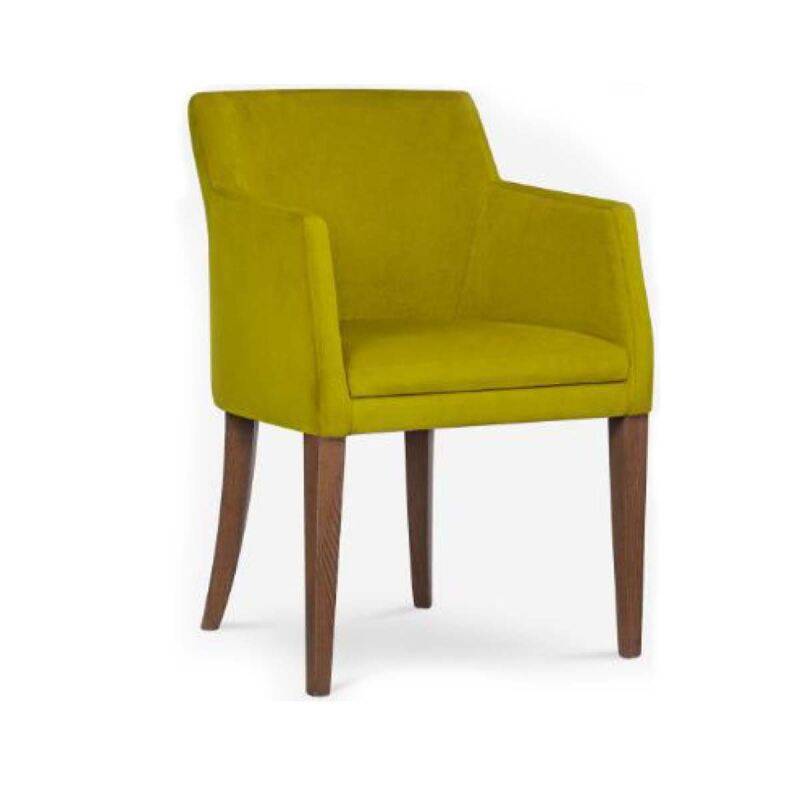 Eleganter Polsterstuhl mit Armlehnen SOFIA Microfaser LETTO - pflegeleicht von Möbro Manufacturing