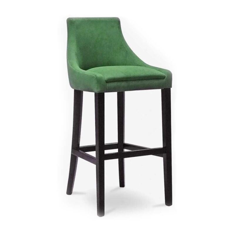 Gepolsterter Barhocker mit Lehne NINA Microfaser LETTO - pflegeleicht Gepolsterter Barhocker mit Lehne NINA Microfaser LETTO - pflegeleicht von Möbro Manufacturing