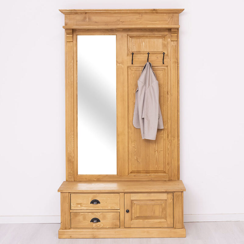 Große Landhaus Garderobe mit Spiegel Konfigurator alles frei wählbar Große Landhaus Garderobe mit Spiegel Konfigurator alles frei wählbar von Möbro Manufacturing