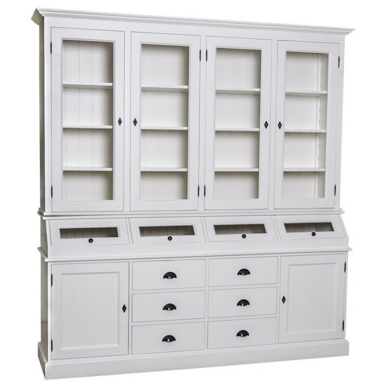 Großer Esszimmerschrank Kippfächer gewachst von Möbro Manufacturing