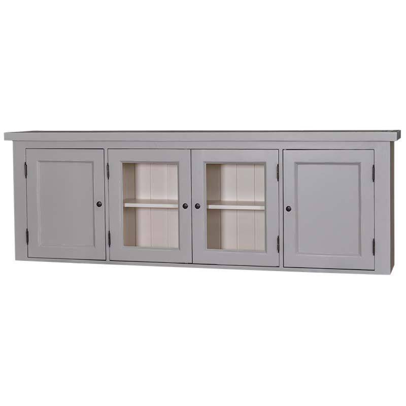 Großer Hängeschrank Glas einfarbig lackiert von Möbro Manufacturing