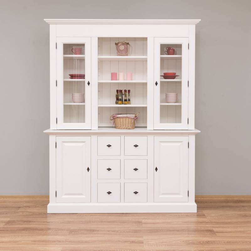 Großes Landhaus-Küchenbuffet altweiß, mit MDF Großes Landhaus-Küchenbuffet altweiß, mit MDF von Möbro Manufacturing